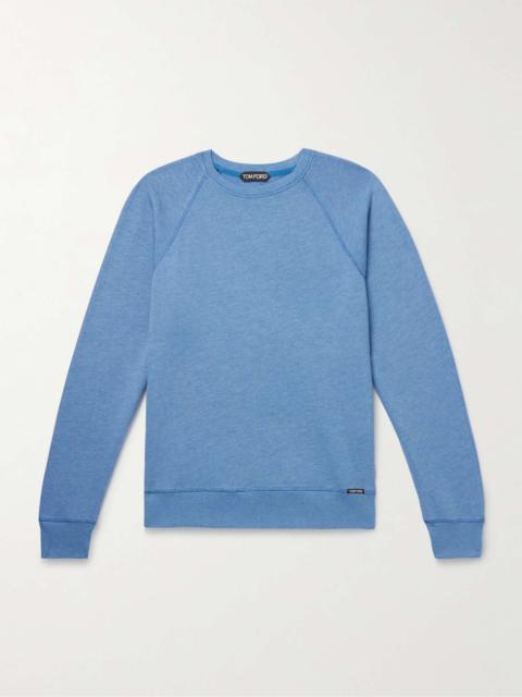 Cotton-Blend Jersey Sweatshirt