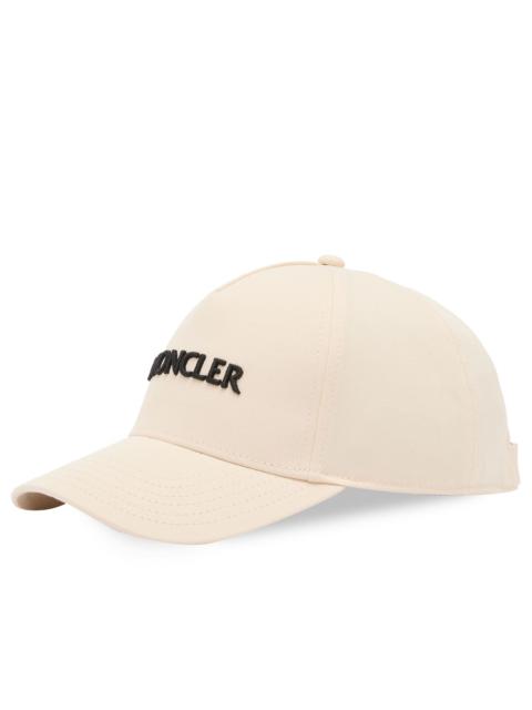 Moncler Cotton Gaberdine 'Moncler' Cap