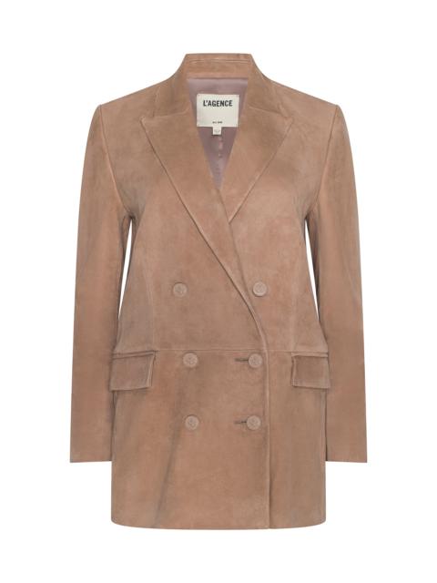 Aimee Oversized Suede Blazer