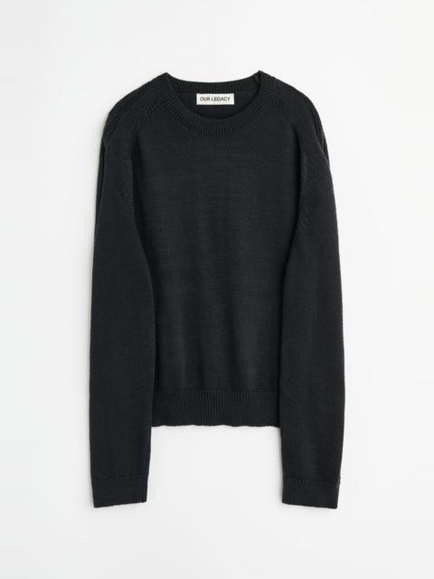 True Roundneck Black Cloud Cotton