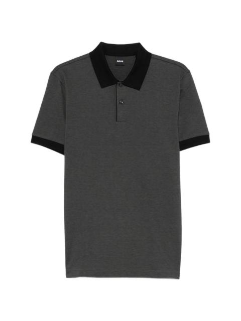 half-button polo shirt