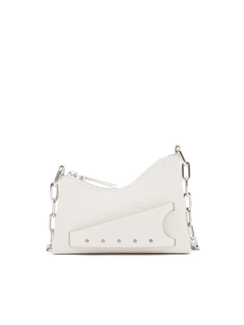 Snatched leather mini bag