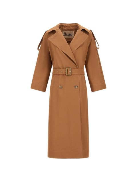 button belted jacket