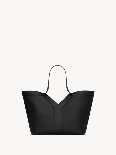 Y SMALL TOTE IN LEATHER