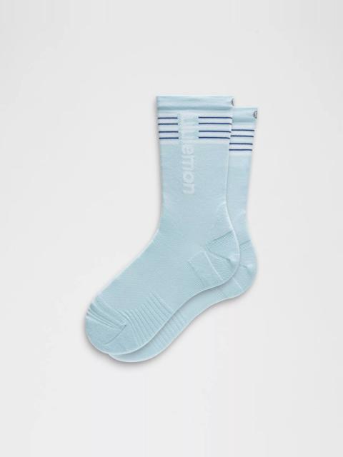 Unisex Power Stride Crew Socks *Stripe