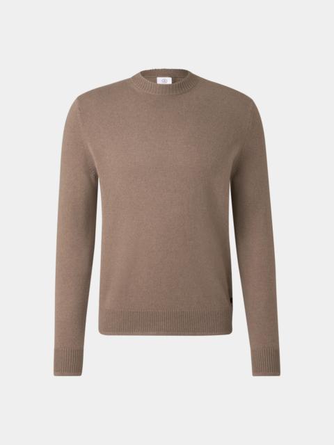 Brendon cashmere sweater in Mud