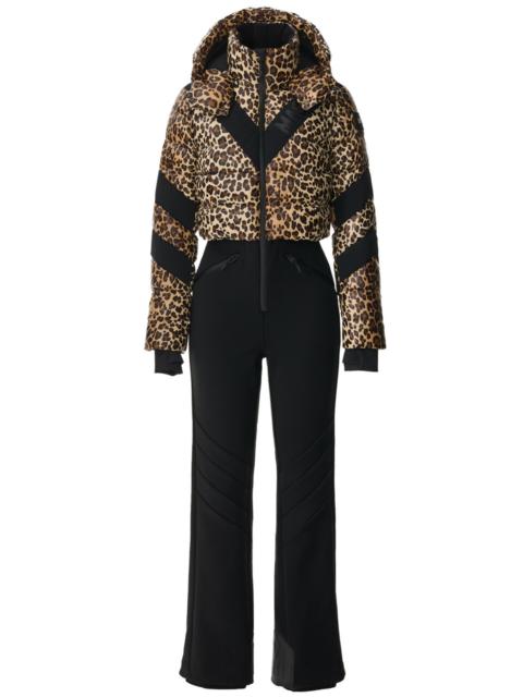 Mackage Satory Cheetah-print Bonded Fleece ski Suit