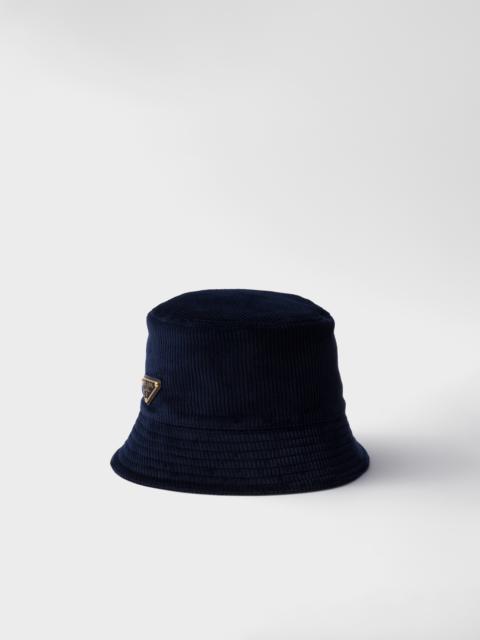 Corduroy bucket hat