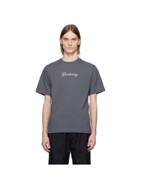 Gray Surfer Knight Cotton T-shirt