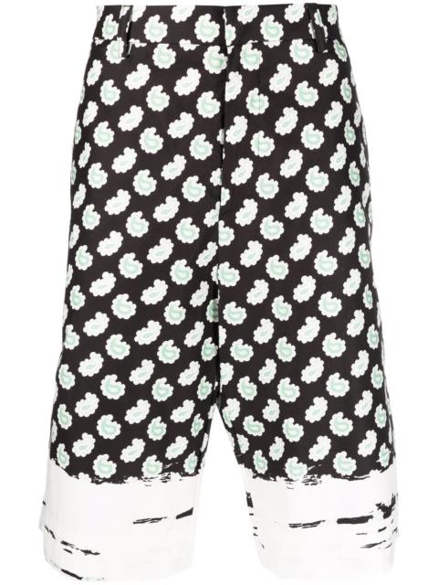 paisley-print bermuda shorts