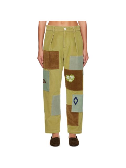 Green Patch Trousers