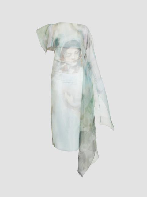 DRAPED COCKTAIL DRESS