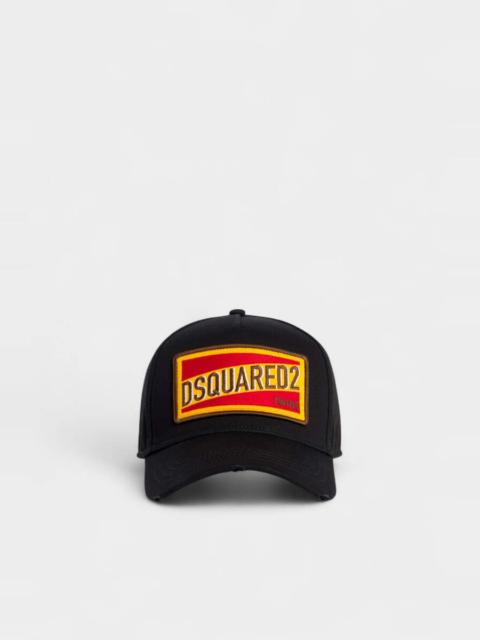 DSQUARED2 LOGO PATCH BASEBALL CAP