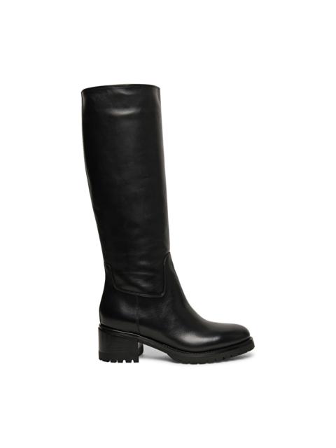 Women’s black leather boot