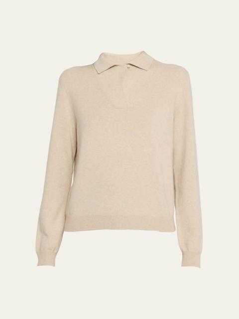 Napier Firefly Coarsehair Cashmere Sweater