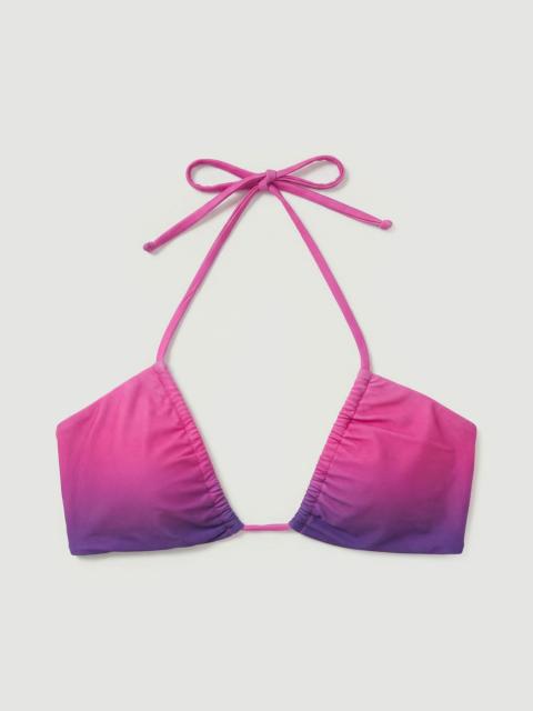 Ombre Tie Side Bikini Top