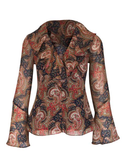 Kyrie paisley-print blouse