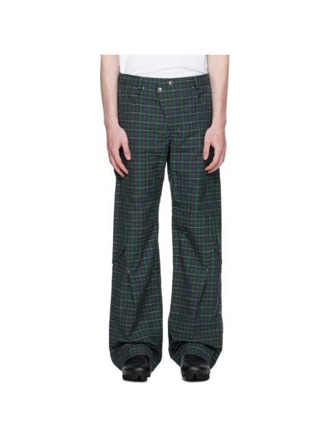 Green & Navy Kraner Trousers