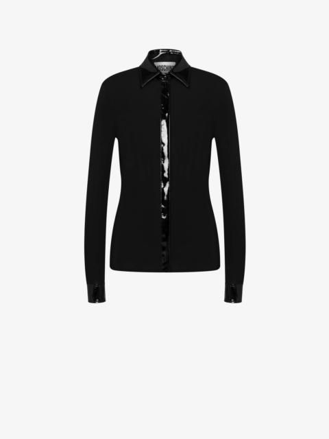 BONDAGE BUCKLE ORGANZINE SHIRT