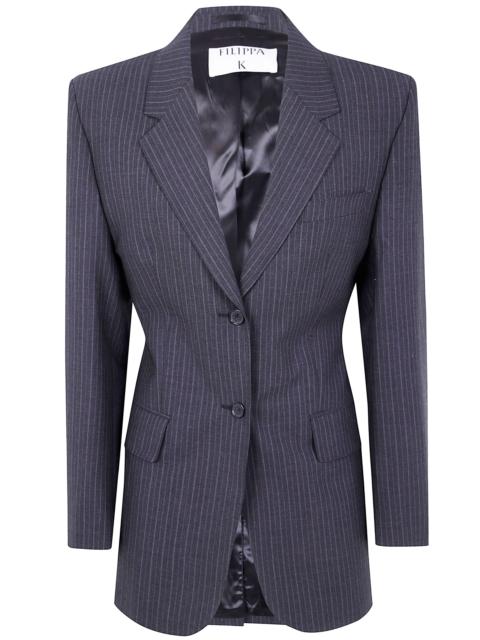 "Hourglass Pinstripe" Blazer