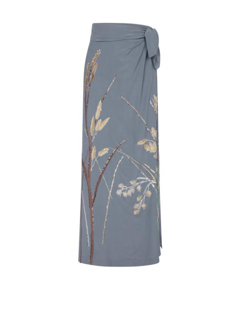 Skirt Char Embroidered