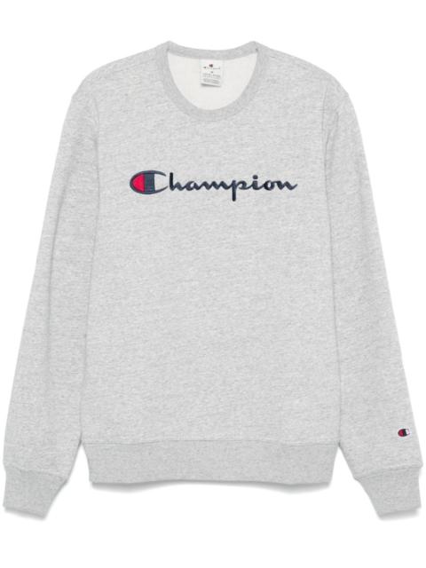 logo-embroidered sweatshirt