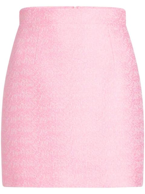 organic-cotton tweed mini skirt