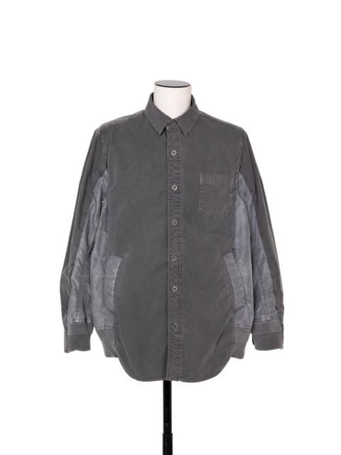 Garment Dye Rip Stop x Nylon Twill Shirt