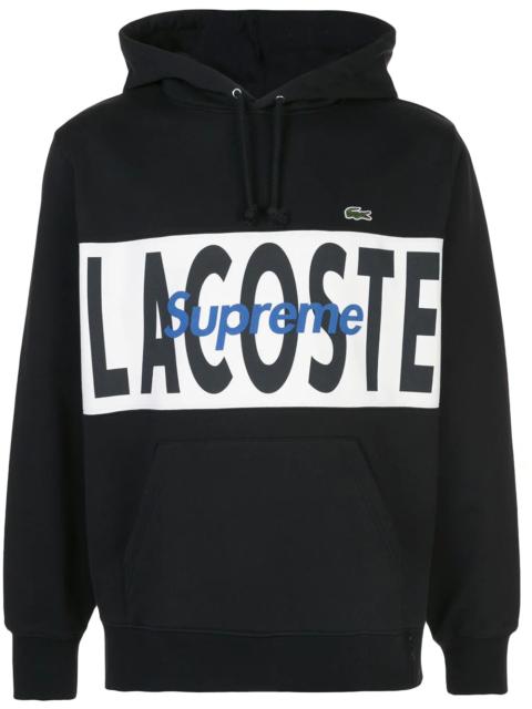 x Lacoste Logo Panel Hoodie