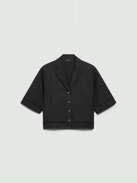 Boxy Camp Shirt in City Poplin