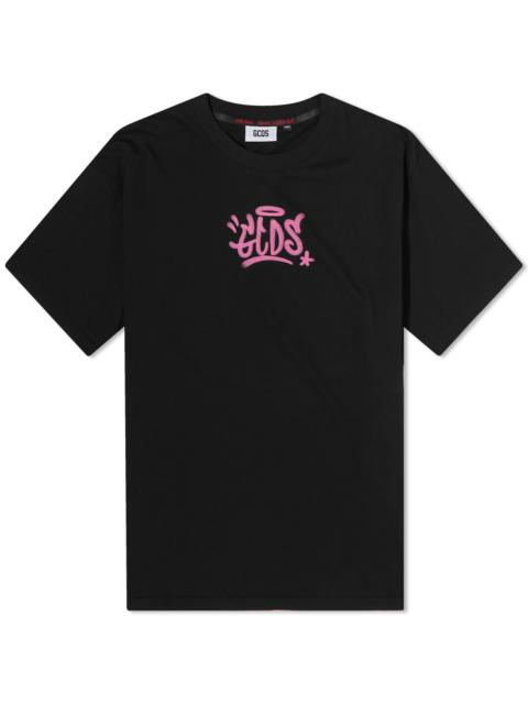 GCDS Logo Graffiti T-Shirt