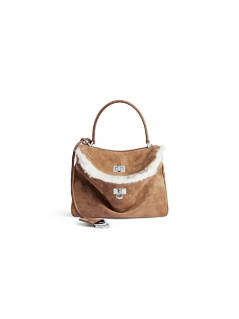 Women's Rodeo Handbag Mini in Noce/white