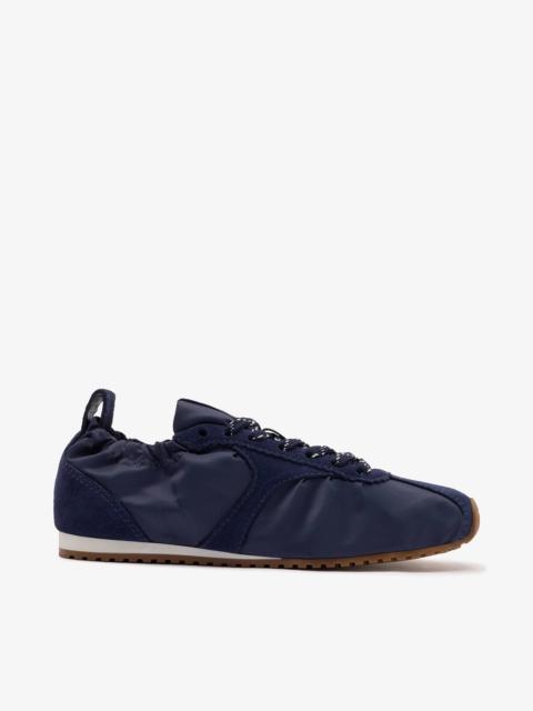 Stella Lite Sneaker In Navy Nylon and Suede