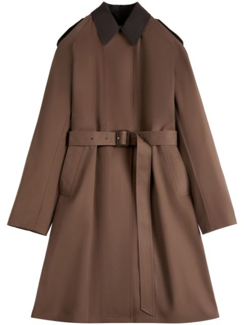 belted trench coat