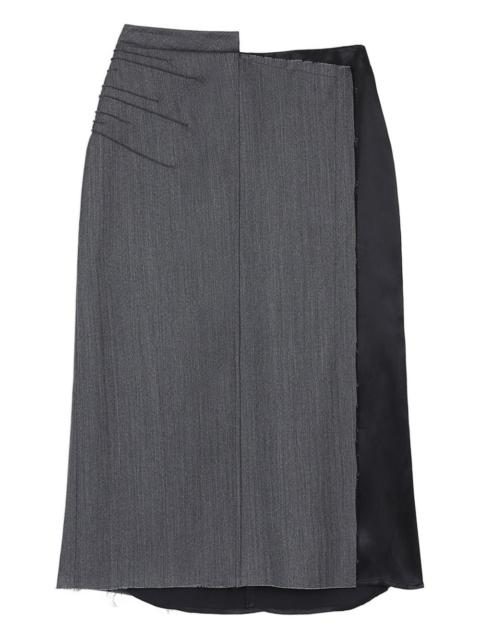 pencil midi skirt