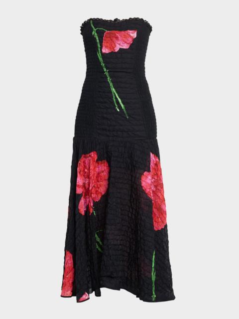 Opal Embroidered Midi Dress