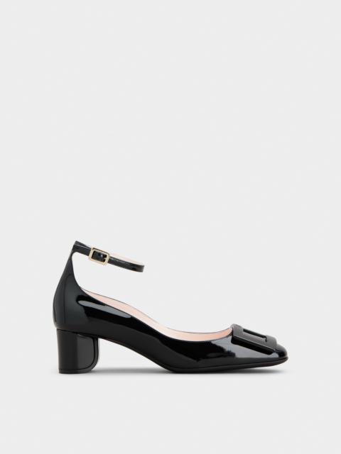 Ankle Strap Pumps in patent leather