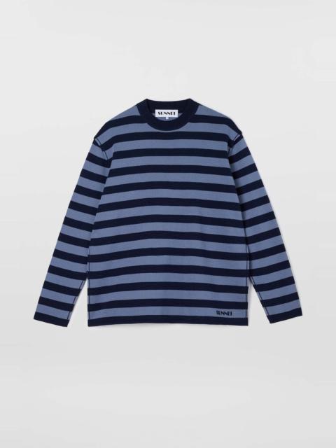 MAGLIA UNITA LONGSLEEVE SHIRT / smoke blue & dark blue