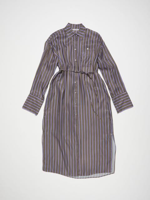 Shirt dress - Purple/Anthracite grey