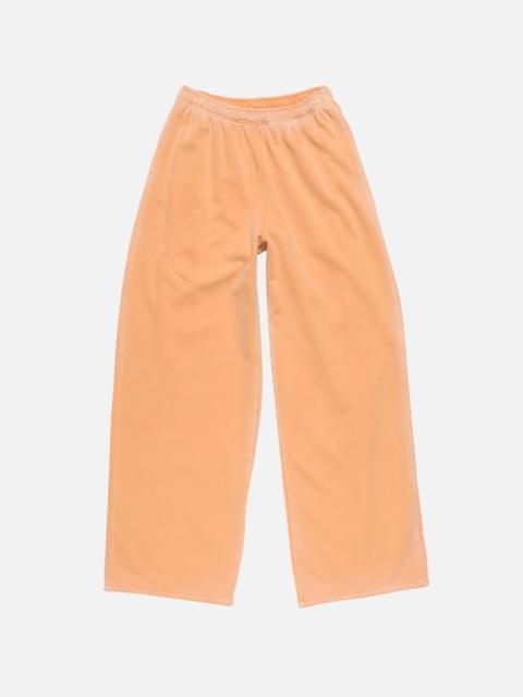 Casual fleece trousers - Pumpkin orange