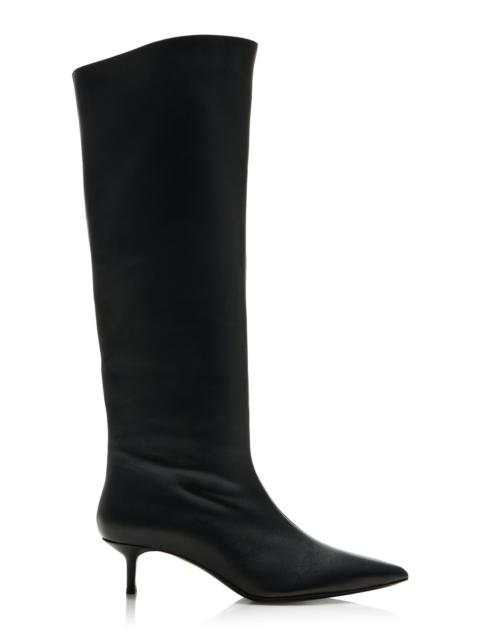 Sebastian Leather Knee Boots black