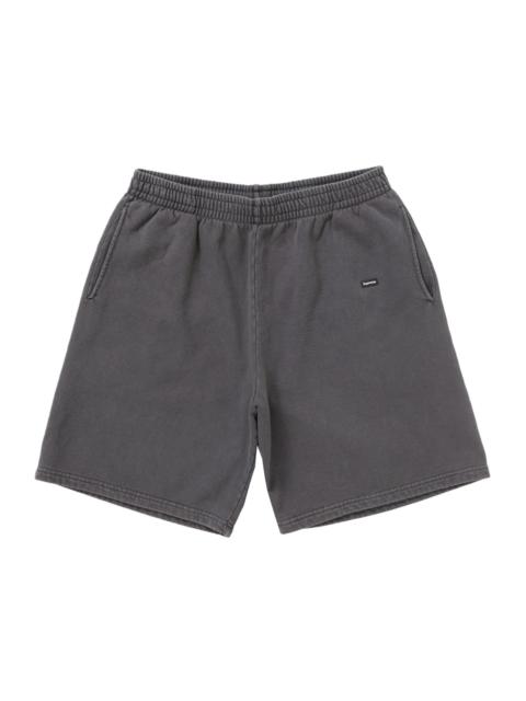 Supreme Overdyed Small Box Sweatshort Charcoal