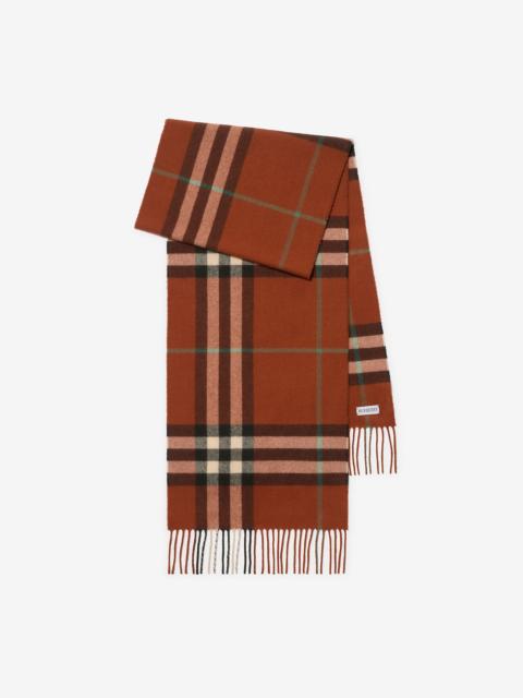 Check Cashmere Scarf