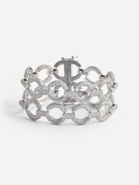 Double Crystal Link Bracelet