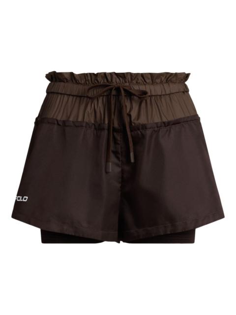 drawstring-waist shorts