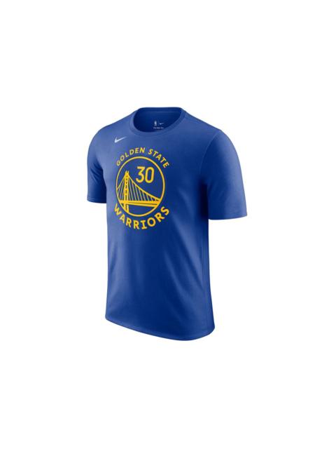 Nike NBA Golden State Warriors Stephen Curry T-shirt Blue/Yellow