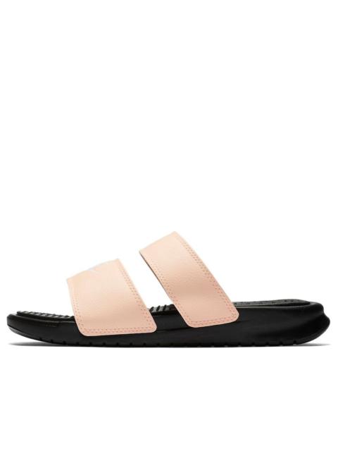 (WMNS) Nike Benassi Duo Ultra Slide Black/Pink (W) 819717-802