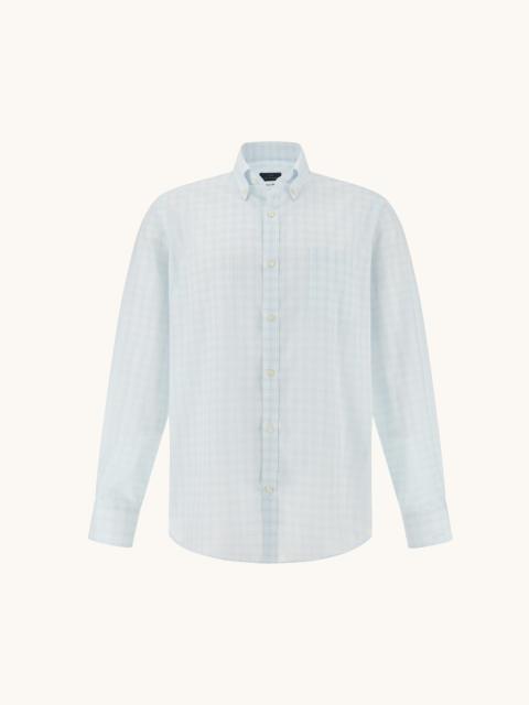 SUMMER BREEZE COTTON SHIRT WITH CHECK PATTERN