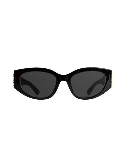 Women's Bossy Round Af Sunglasses  in Black