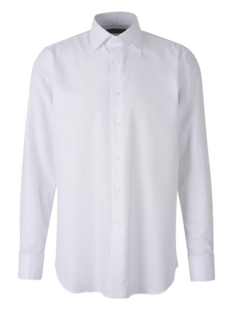 collared cotton shirt